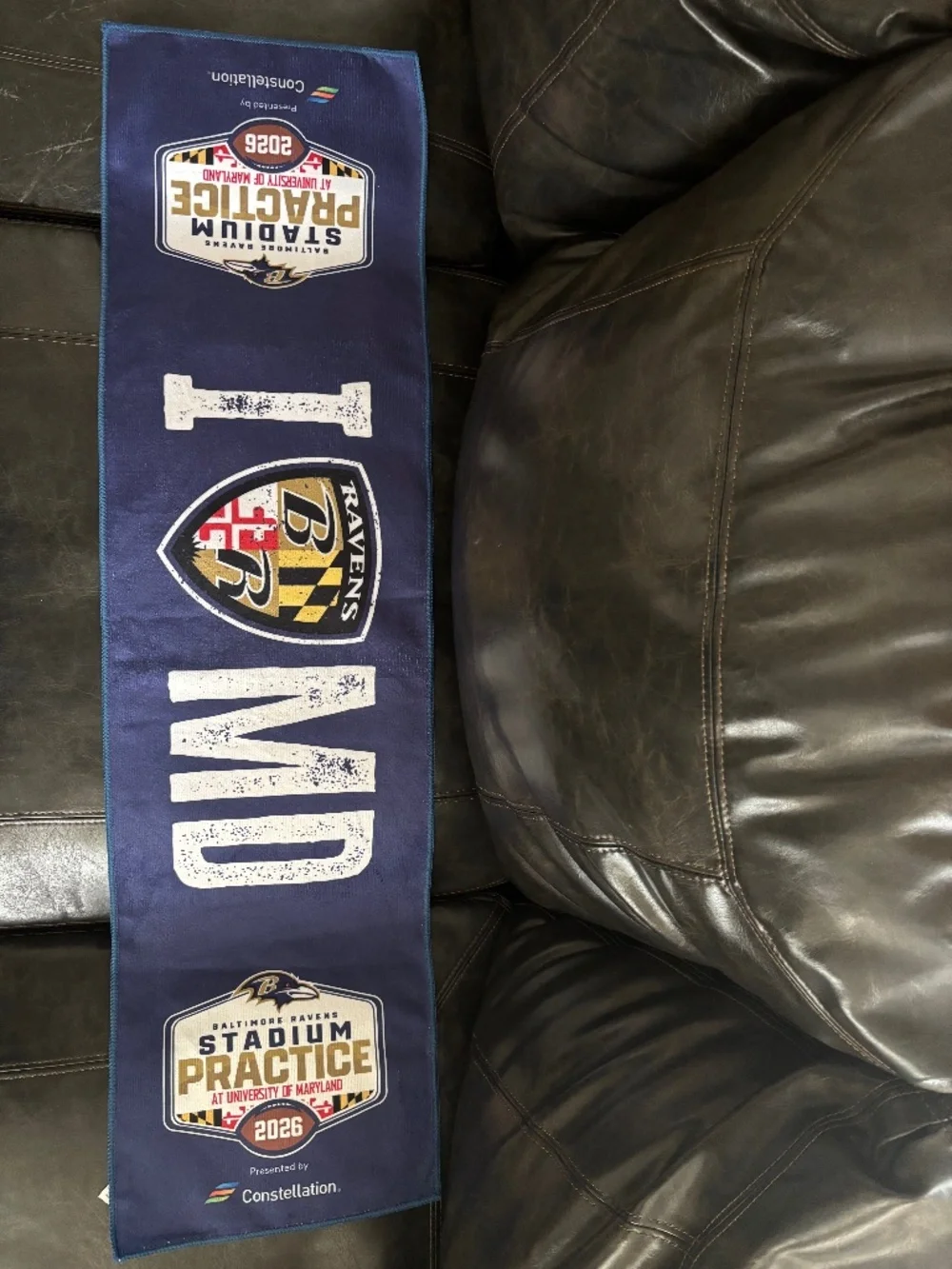 University Of Maryland Baltimore Ravens Stadium Practice 2026 Towel